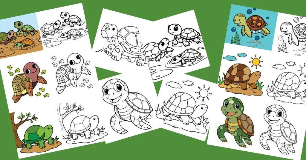 Turtle Coloring Pages