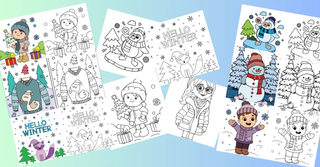 Winter Coloring Pages