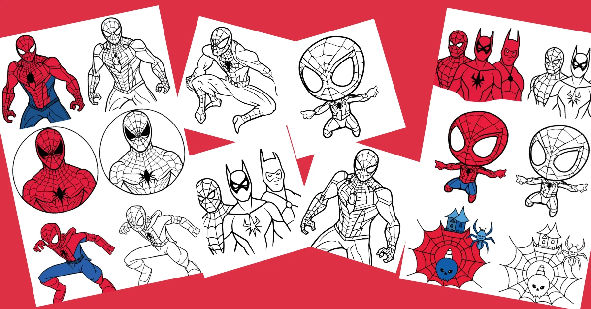 spiderman coloring pages