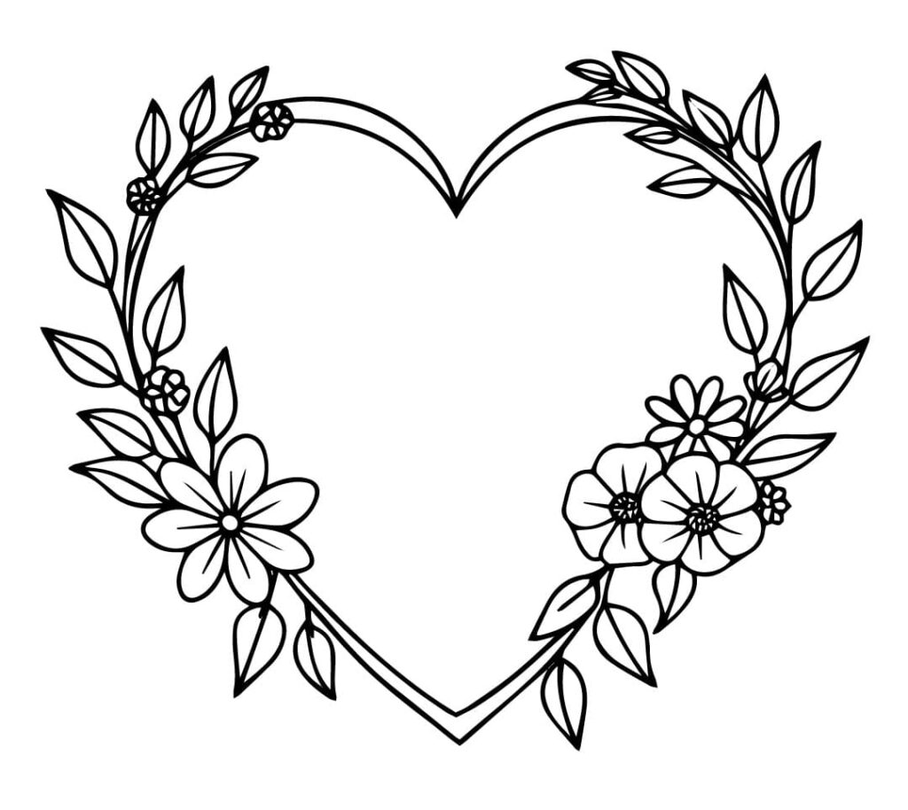 Heart Coloring Pages