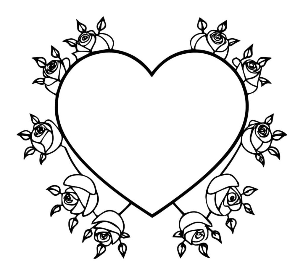 Heart Coloring Pages