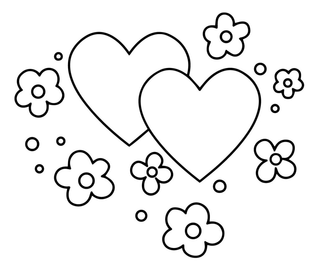 Heart Coloring Pages