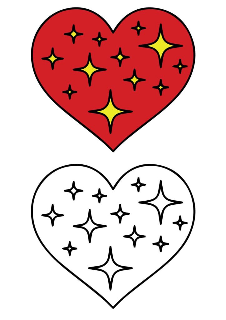 Heart Coloring Pages