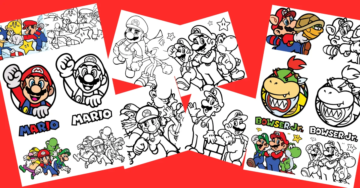 Mario Coloring Pages