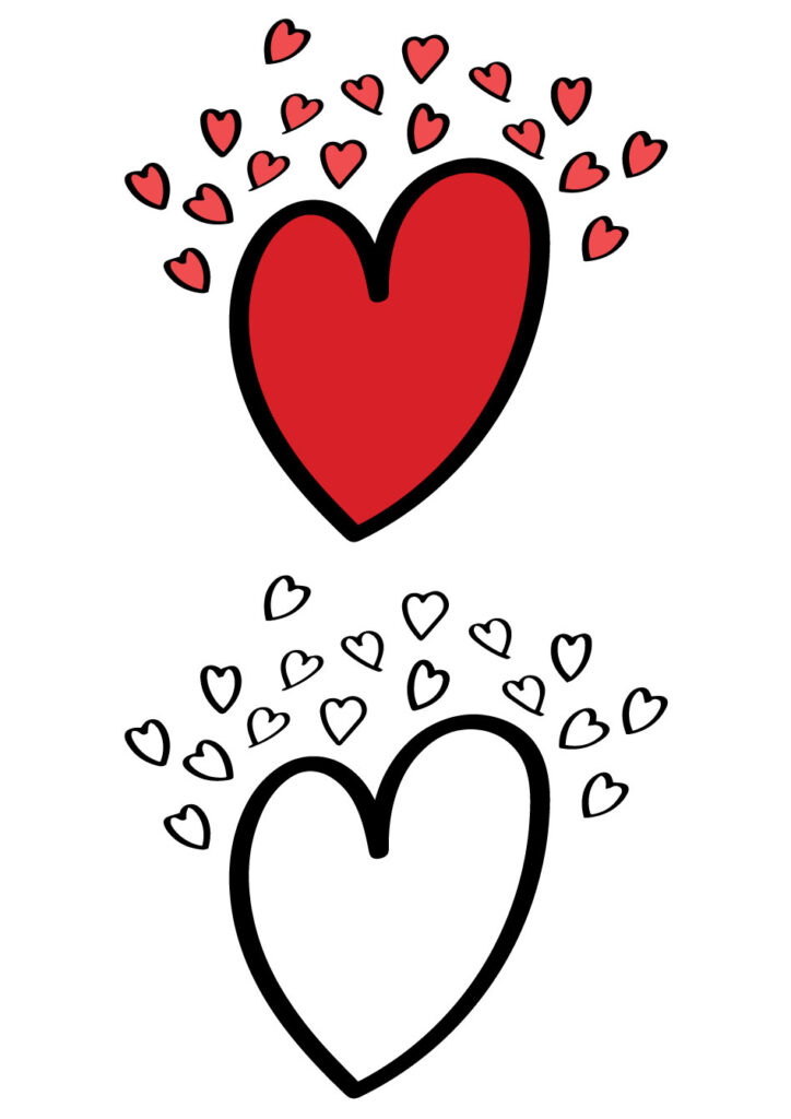 Heart Coloring Pages