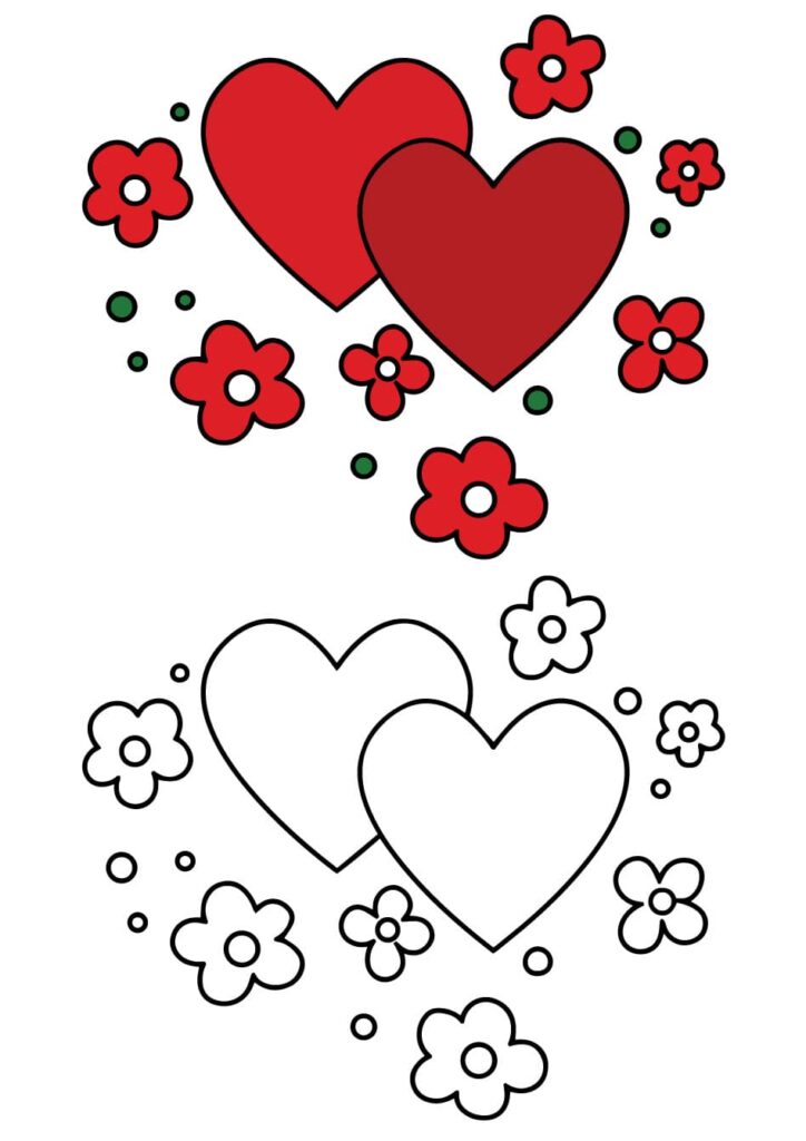 Heart Coloring Pages